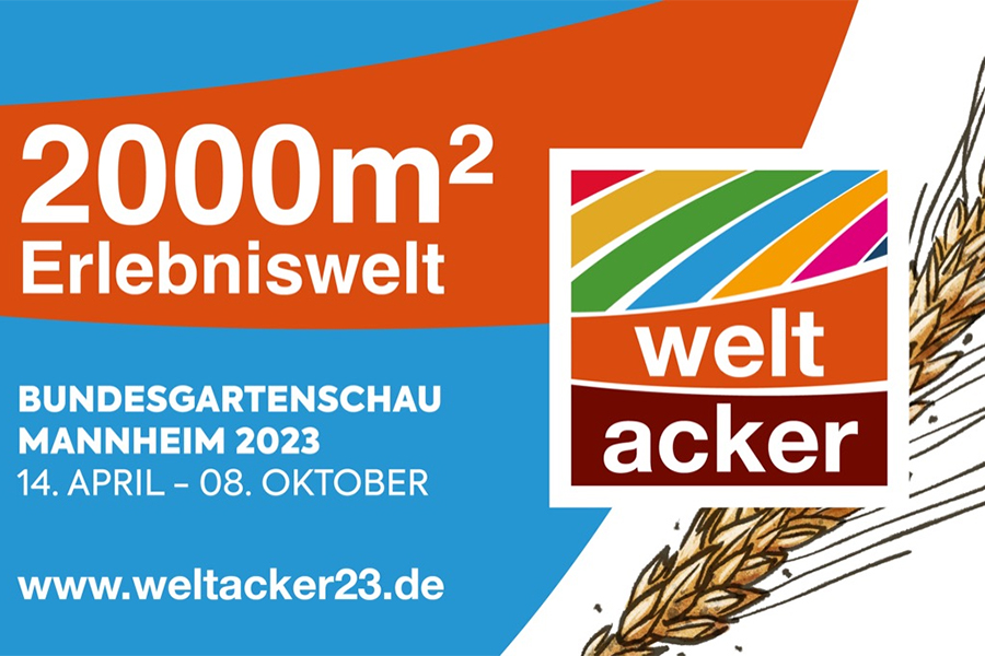 BUGA 23 – 2000 m² Weltacker Erlebniswelt