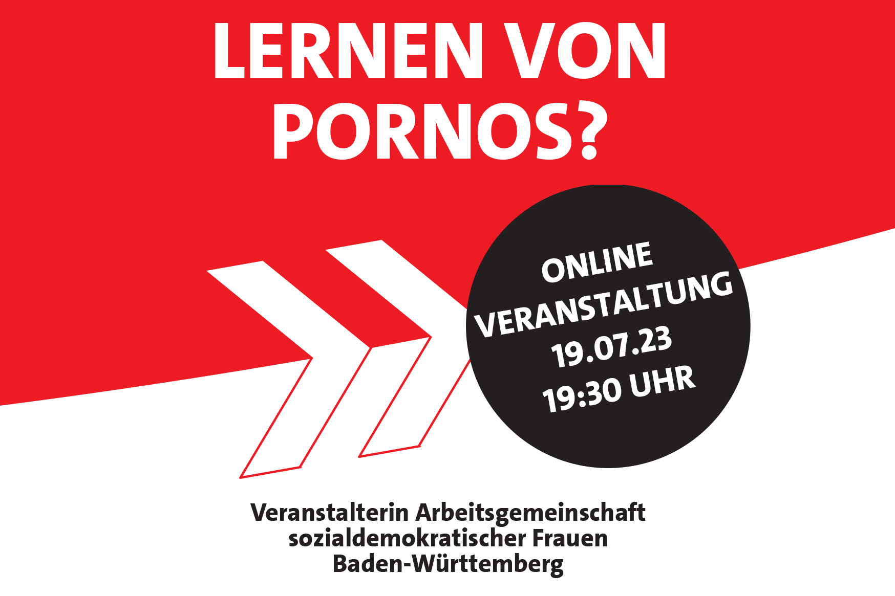 Online-Veranstaltung „Lernen von Pornos?“
