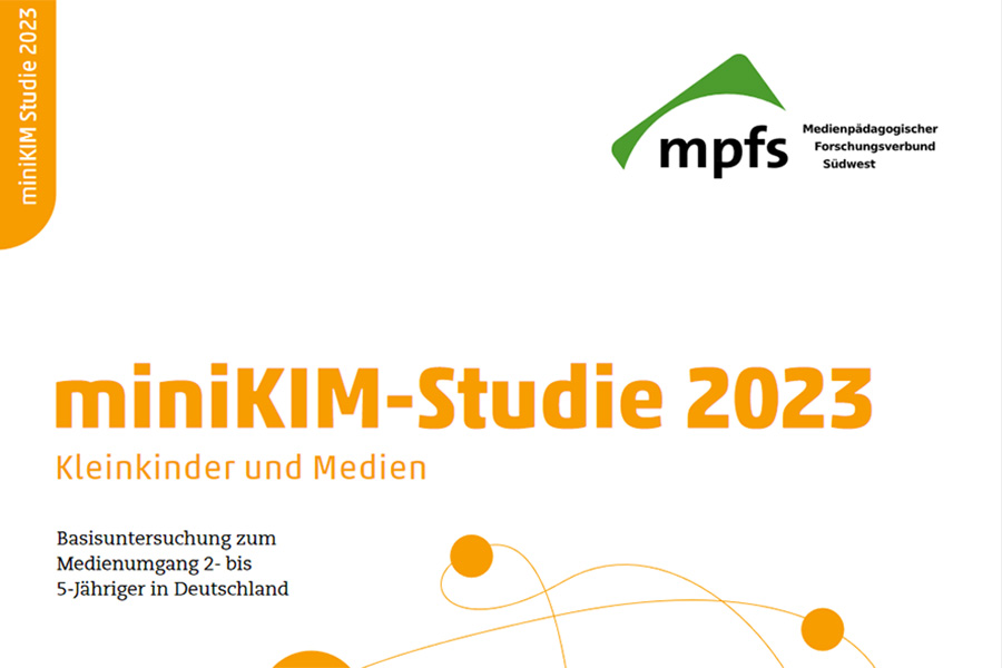 miniKIM-Studie 2023 zum Medienumgang Zwei- bis Fünfjähriger veröffentlicht